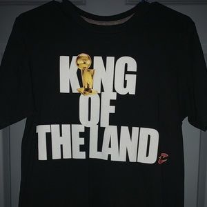 Lebron James King of the Land Cleveland T-Shirt
